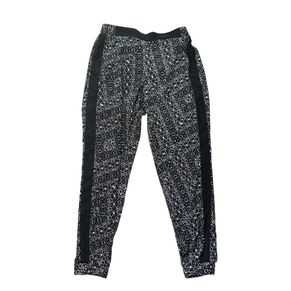 NYDJ Print Tuxedo Stripe Pull On Joggers Sz XS